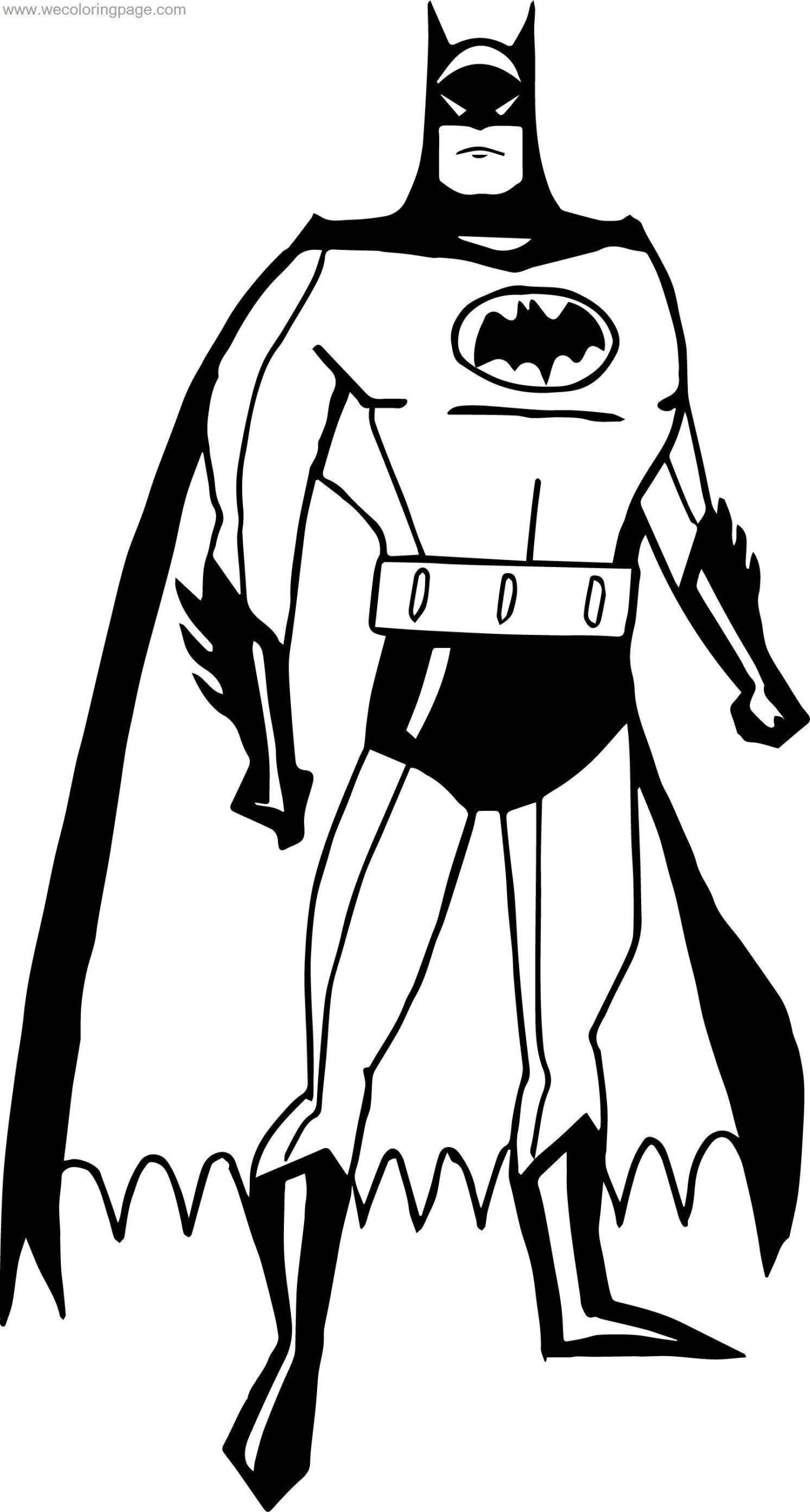 Batman Coloring Page