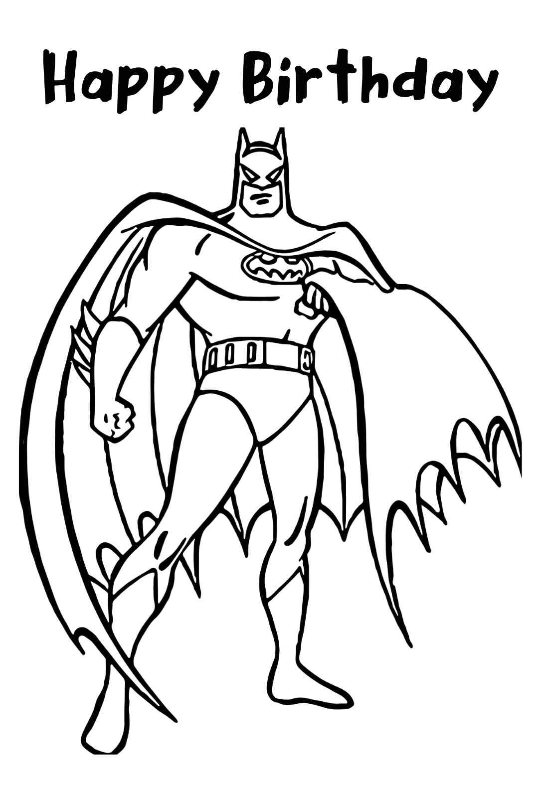 Batman Printable Birthday Cards PRINTBIRTHDAY CARDS