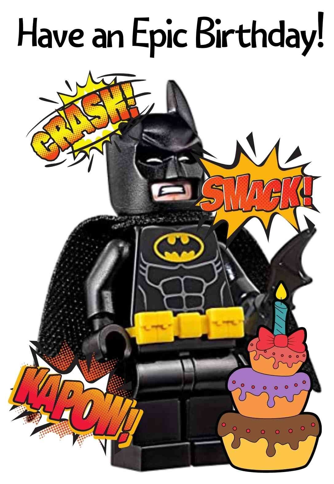 Batman Printable Birthday Cards PRINTBIRTHDAY CARDS