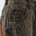 BDG Astrid Longline Leopard Print Jorts I 2024