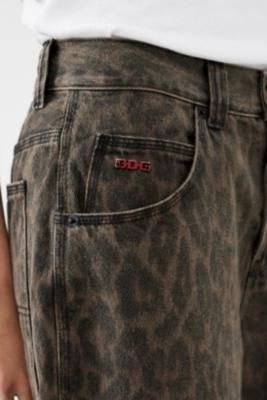 BDG Astrid Longline Leopard Print Jorts I 2024