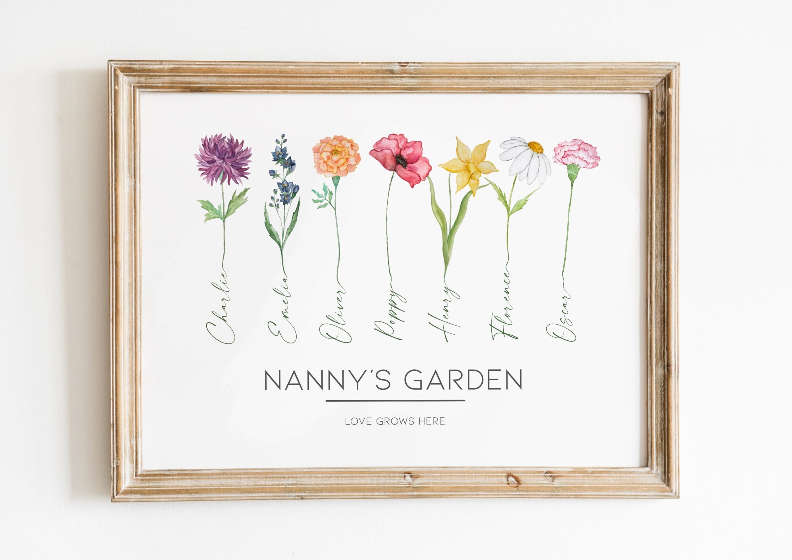 garden print art