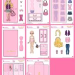 Beauty Paper Doll And Doll Clothes Set PDF Files Paper Doll Template