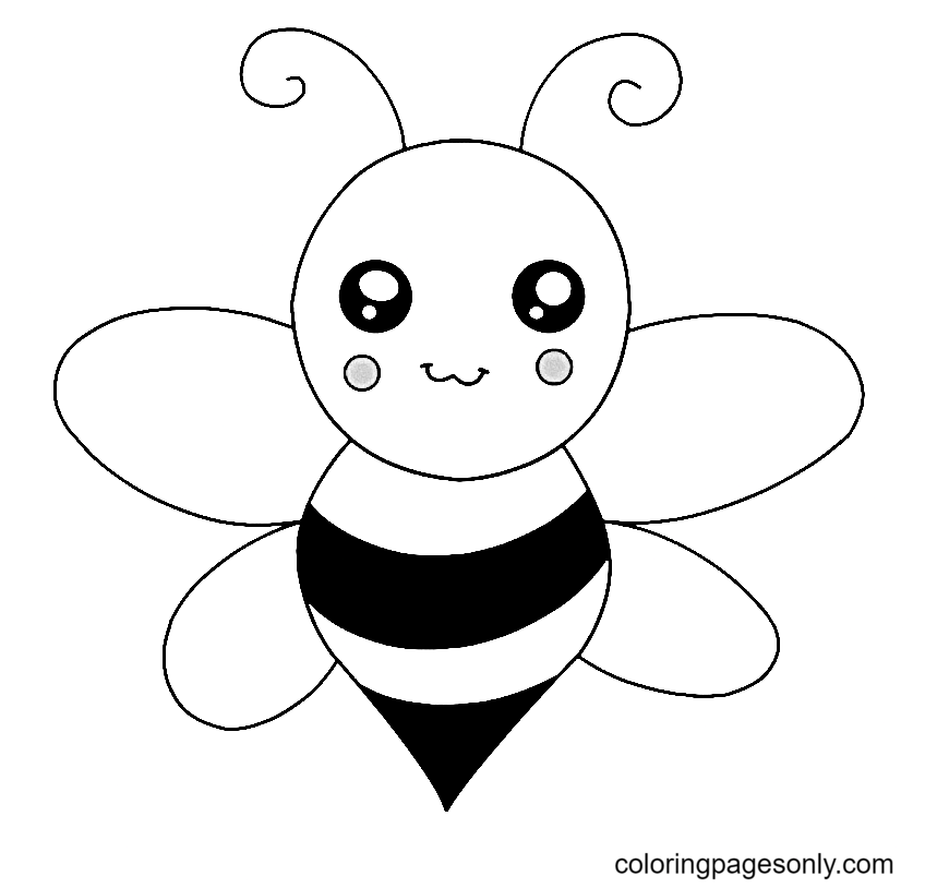 Bee Coloring Pages Coloring Pages For Kids And Adults
