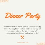 Best Dinner Party Invitation Messages 325 Wording Ideas