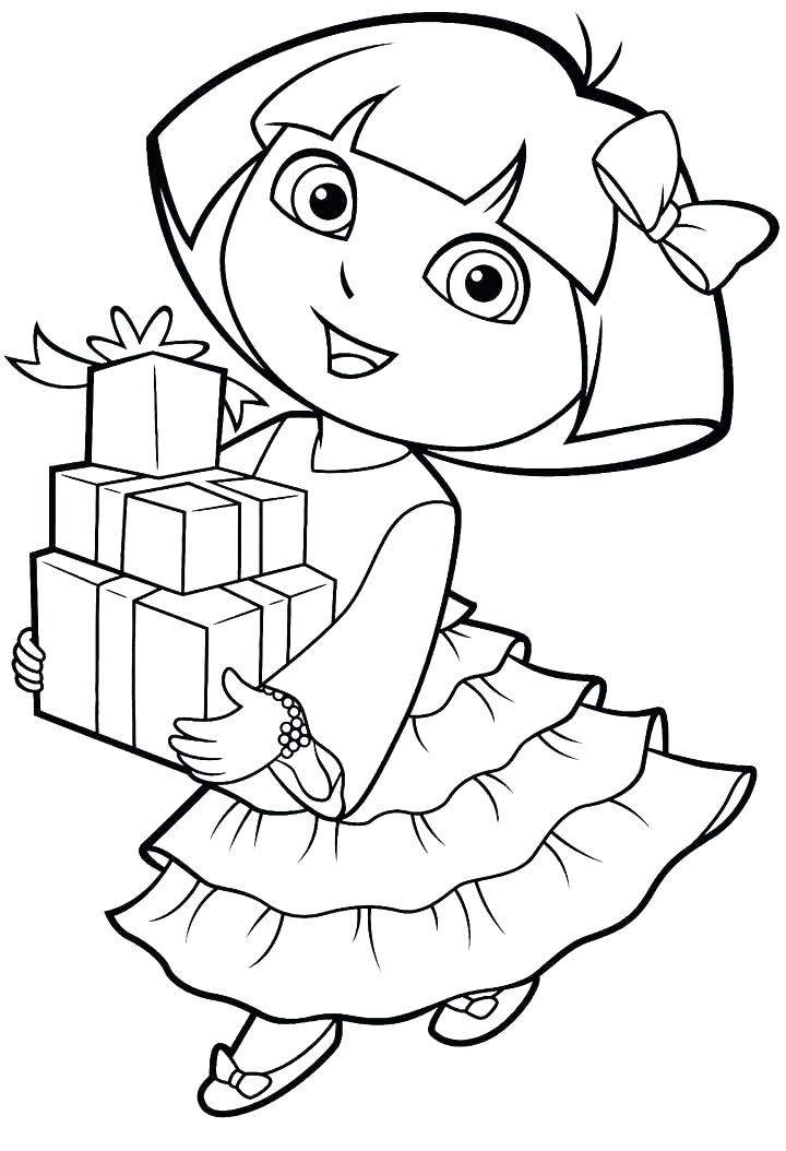 Best Dora The Explorer Coloring Pages Pictures Free Printable 