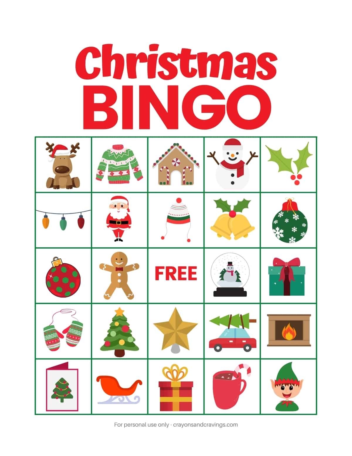 free printable bingo cards for kids pdf