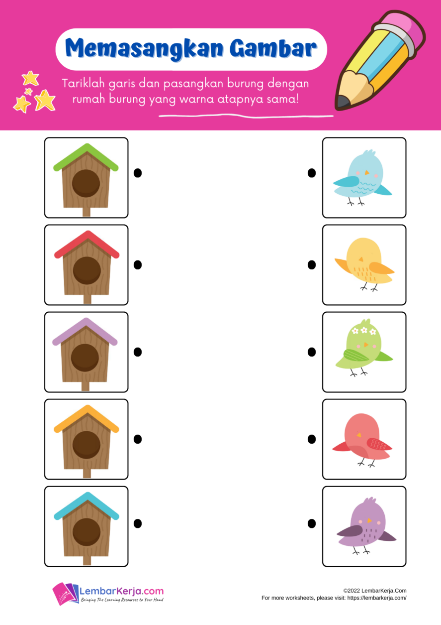 Bikin Lembar Kerja Anak Paud Cuma Pakai Buku Gambar Dan Spidol Salam 