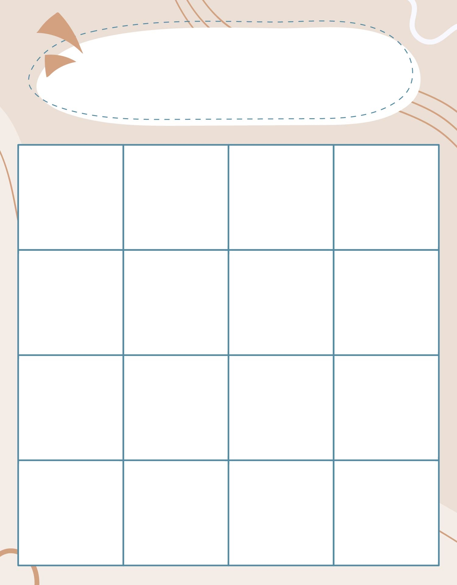 free printable 2025 bingo card template blank