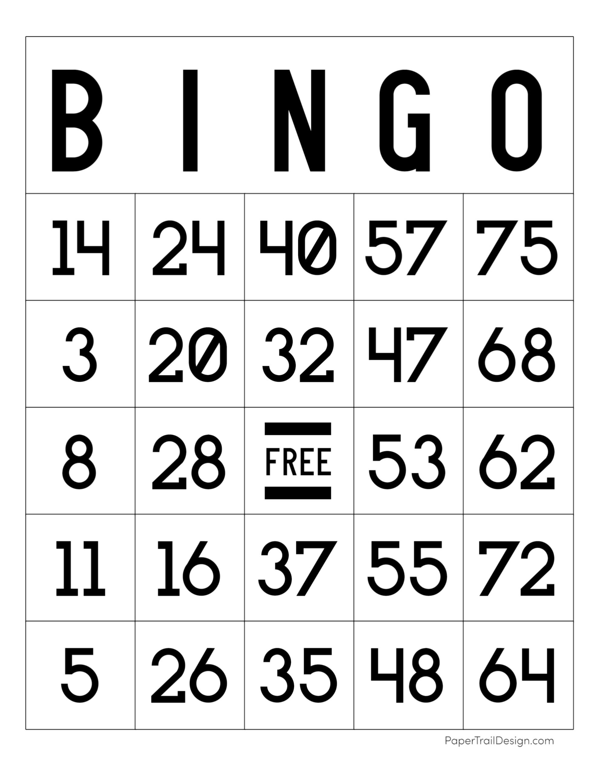 free printable create your own bingo cards