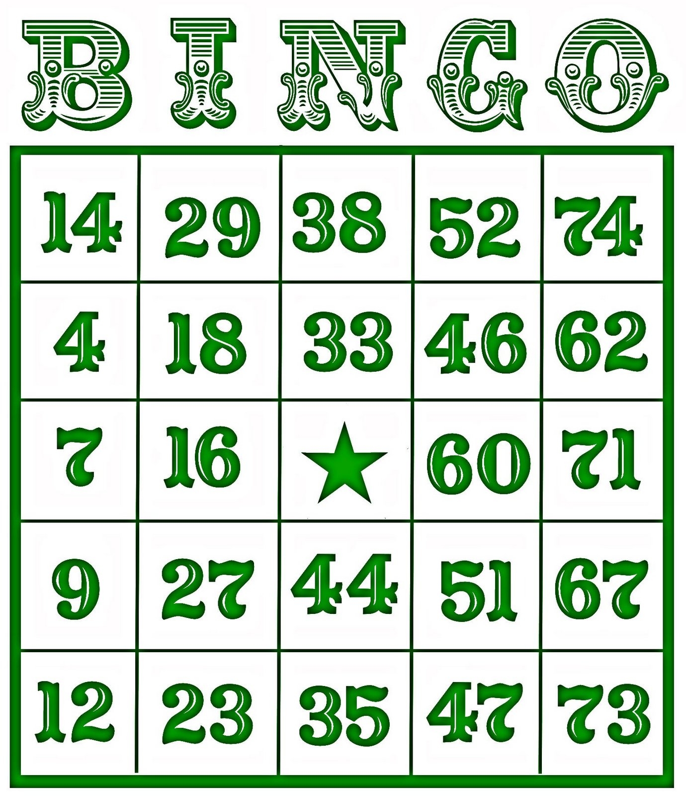 Bingo Cards Printables FreePrintableTM FreePrintableTM