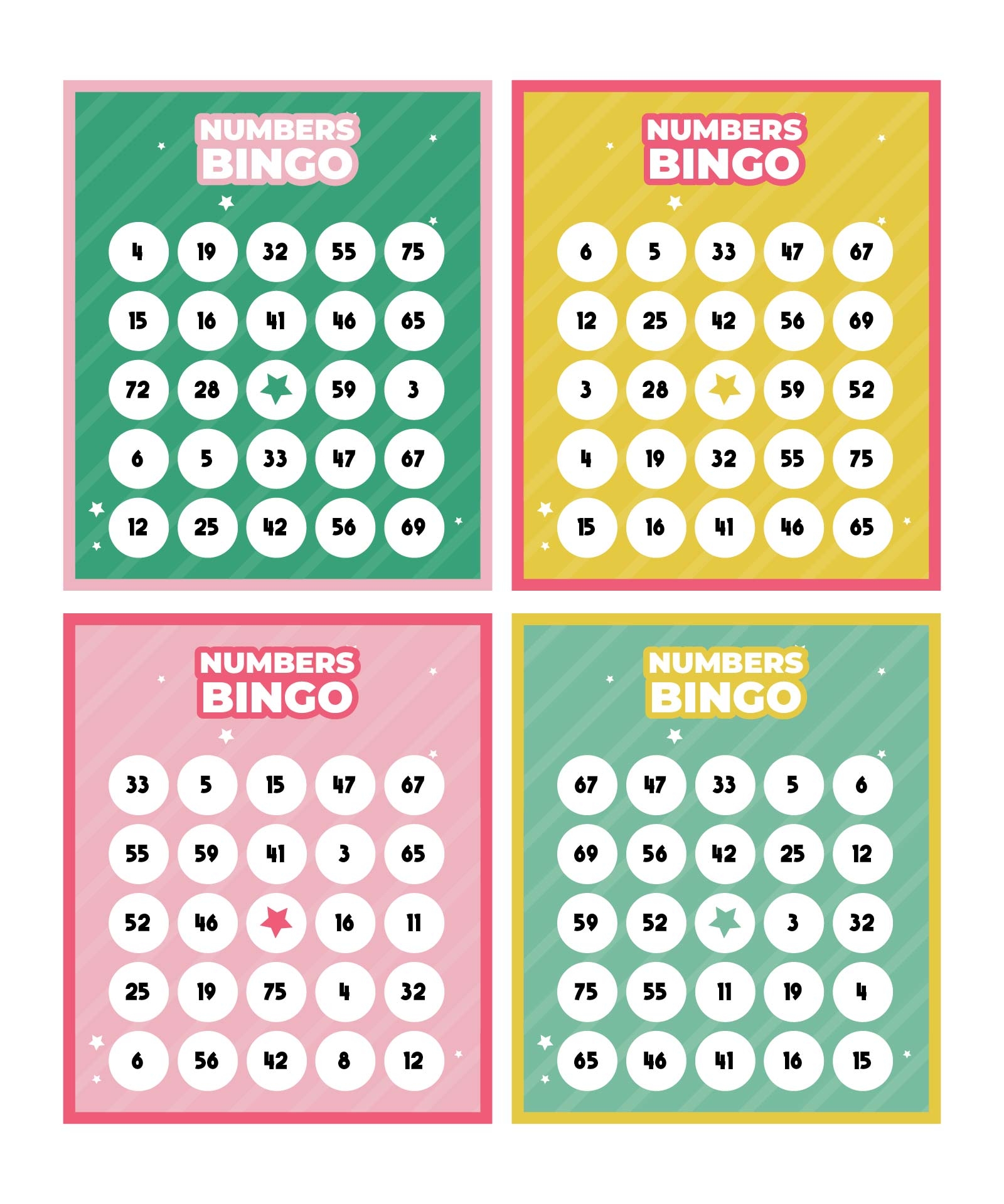 Bingo Games Printable