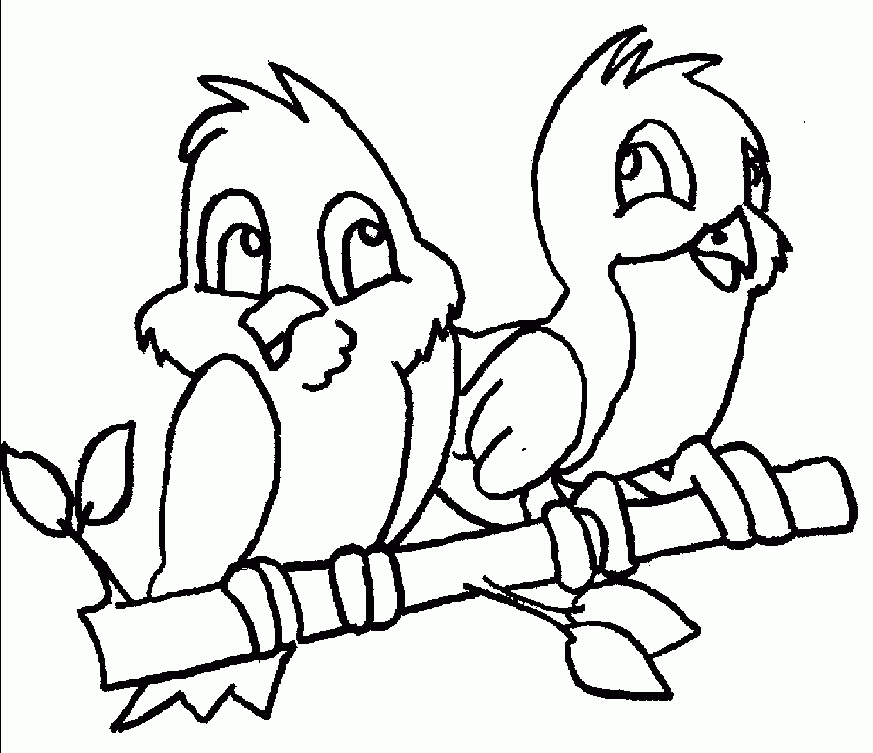 Bird Coloring Pages 7 Coloringkids