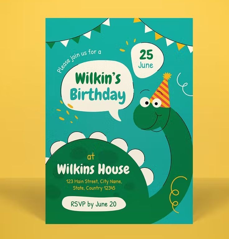 Birthday Invitation Template AI PSD Birthday Invitation Templates Rsvp