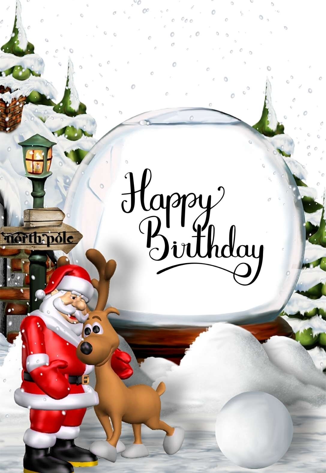 Birthday On Christmas Printable Birthday Cards free PRINTBIRTHDAY CARDS