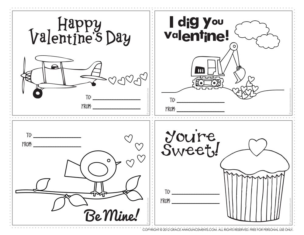 Black And White Printable Valentine Cards Dev onallcylinders