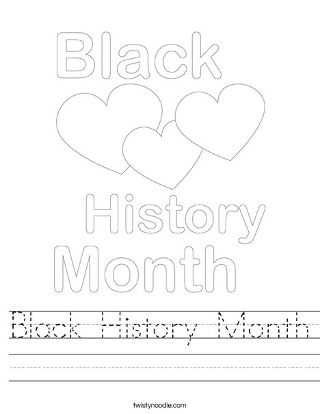Black History Month Worksheet Twisty Noodle Worksheets Library