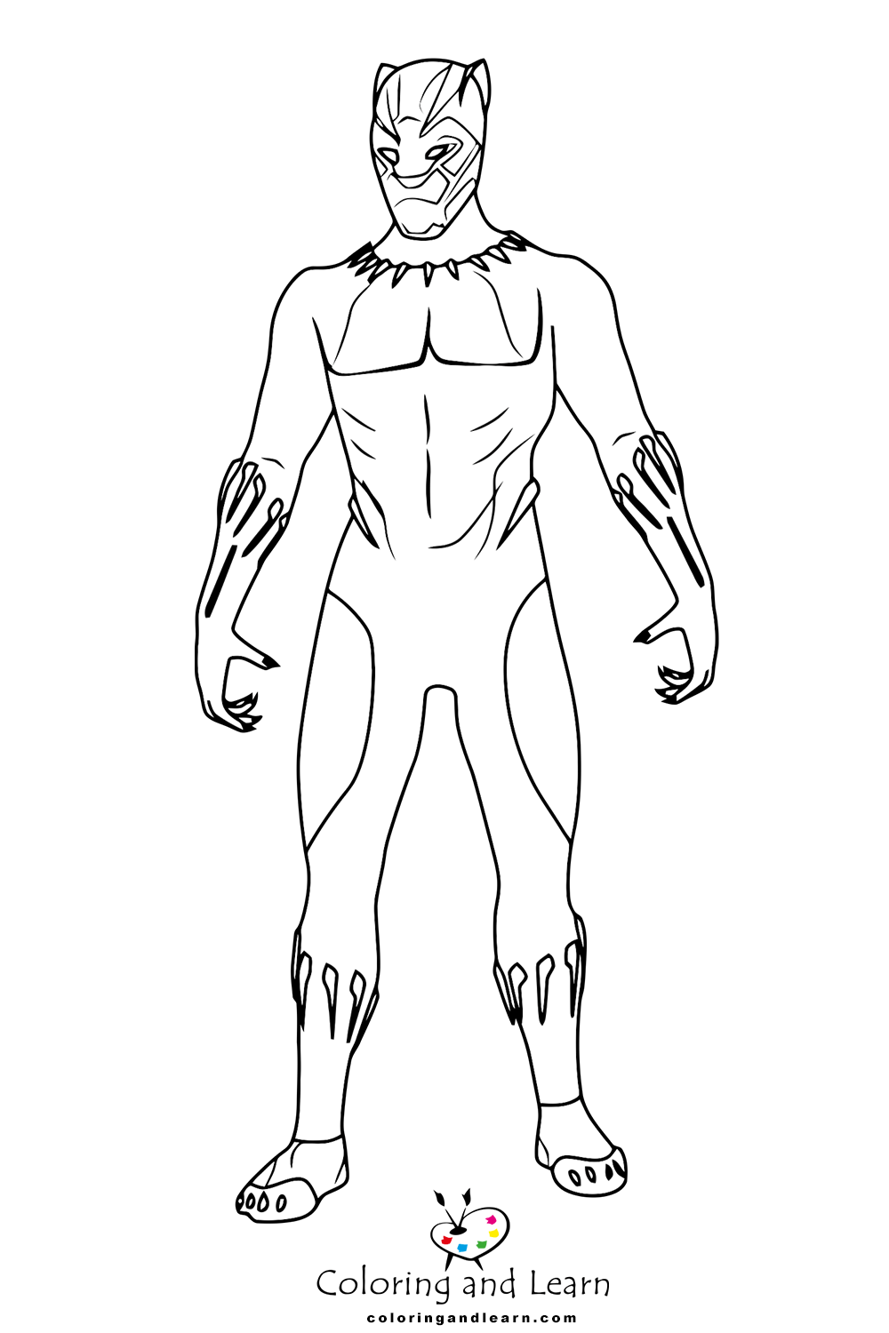 Black Panther Coloring Pages FREE 2025 Coloring And Learn