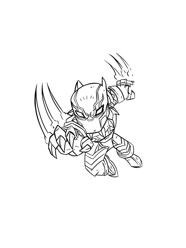 Black Panther Coloring Pages