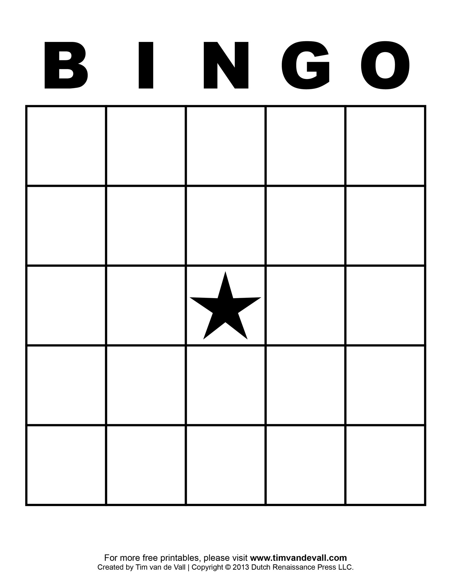 Blank Bingo Template Tim 39 s Printables Free Printable Bingo Cards 