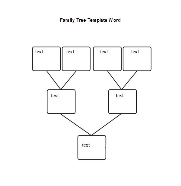 Blank Family Tree Chart 6 Free Excel Word Documents Download