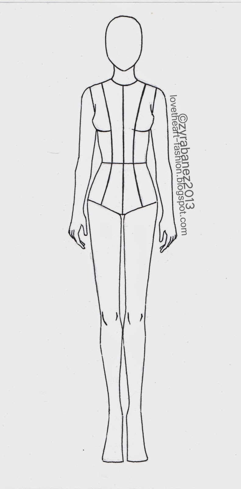 Blank Fashion Design Templates Wikiaiaqua