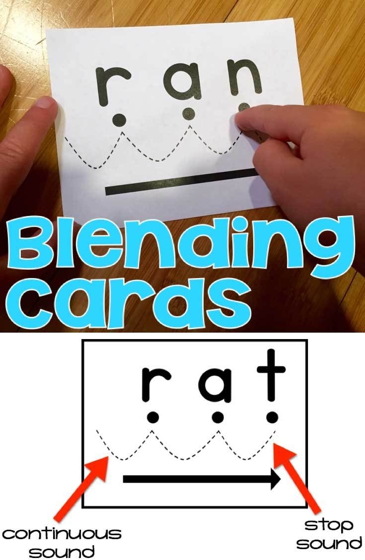Blending Cards For Early Readers Free Printable Blending Cards Free