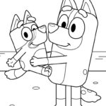 Bluey And Bingo Coloring Pages Printable