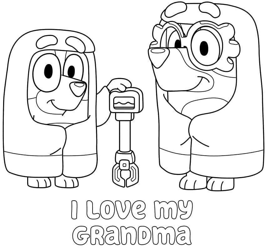 Bluey Coloring Page Free Printable Coloring Pages For Kids