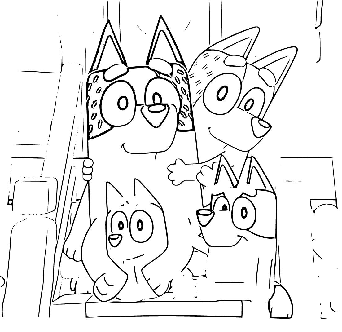 printable coloring pages bluey