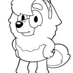 Bluey Printable Coloring Pages Printable Calendar