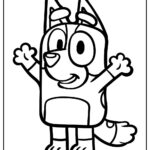 Bluey Winter Coloring Page Artofit