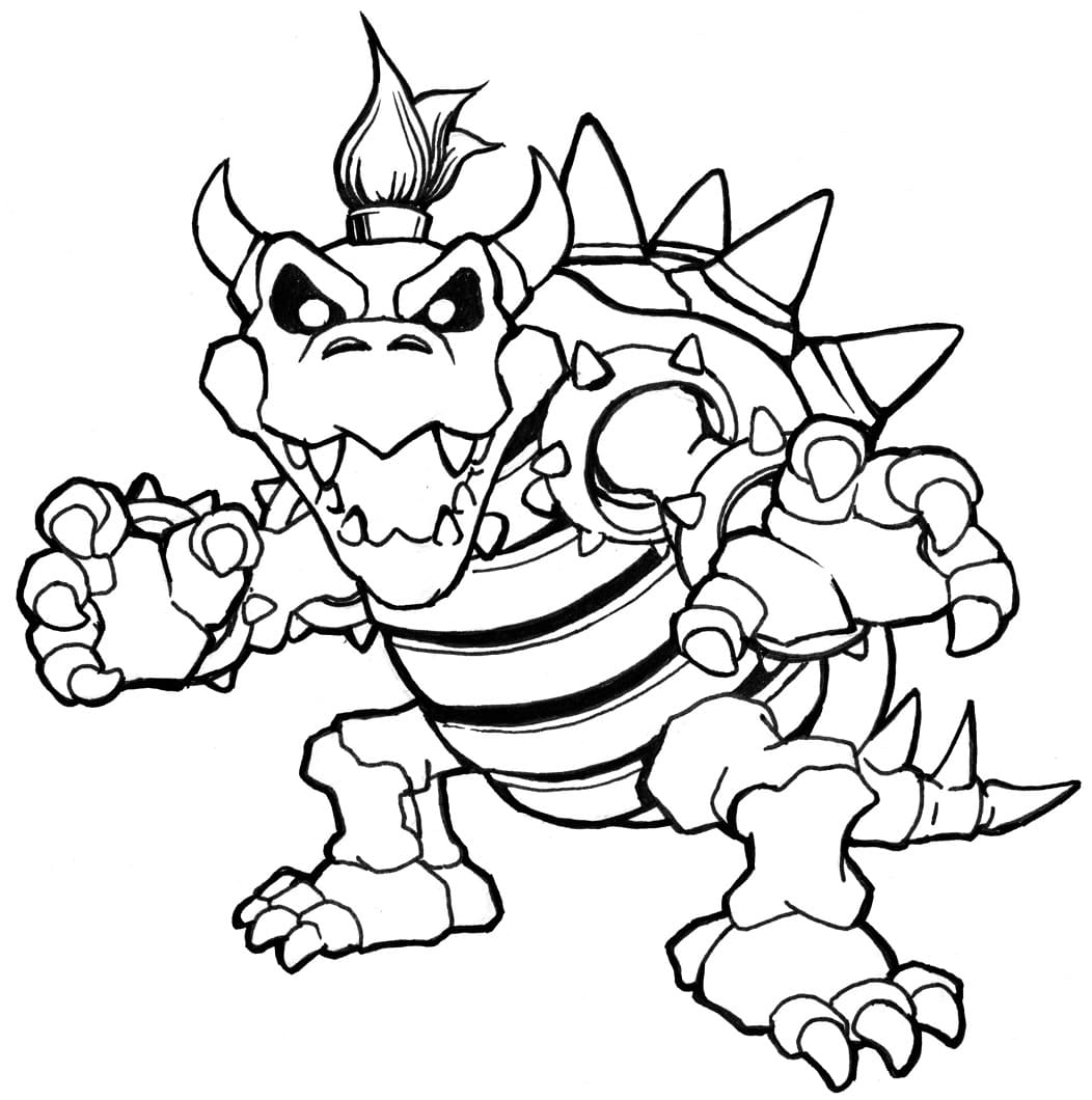 Bowser Coloring Pages