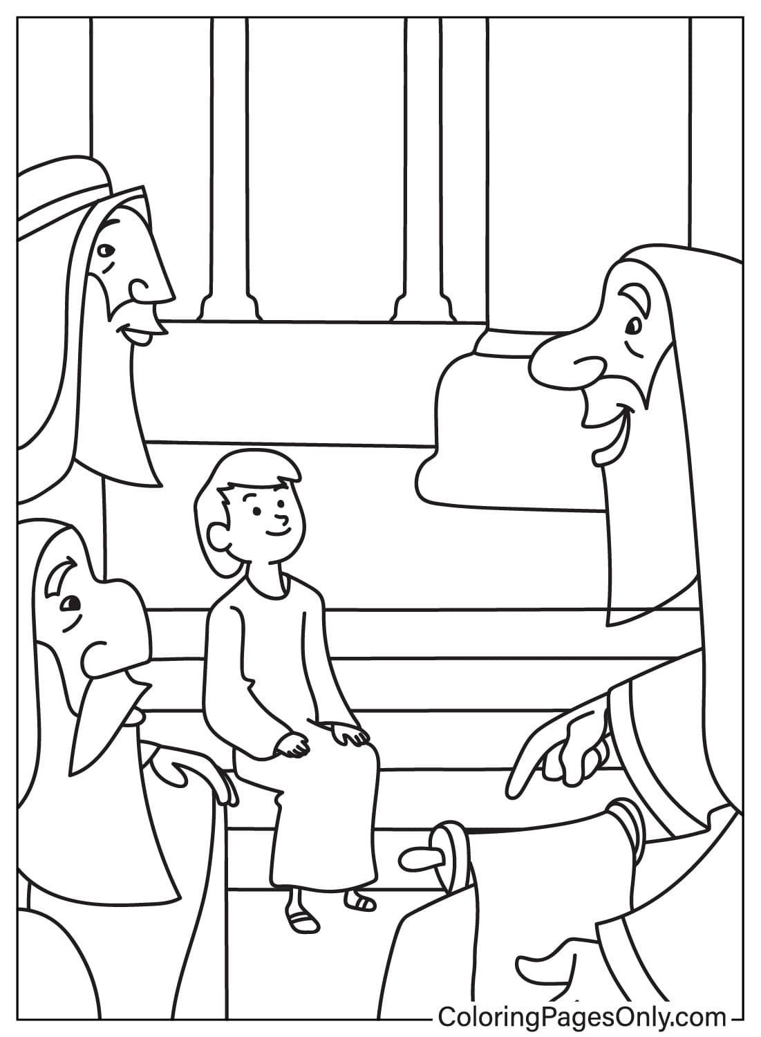 Jesus Coloring Page