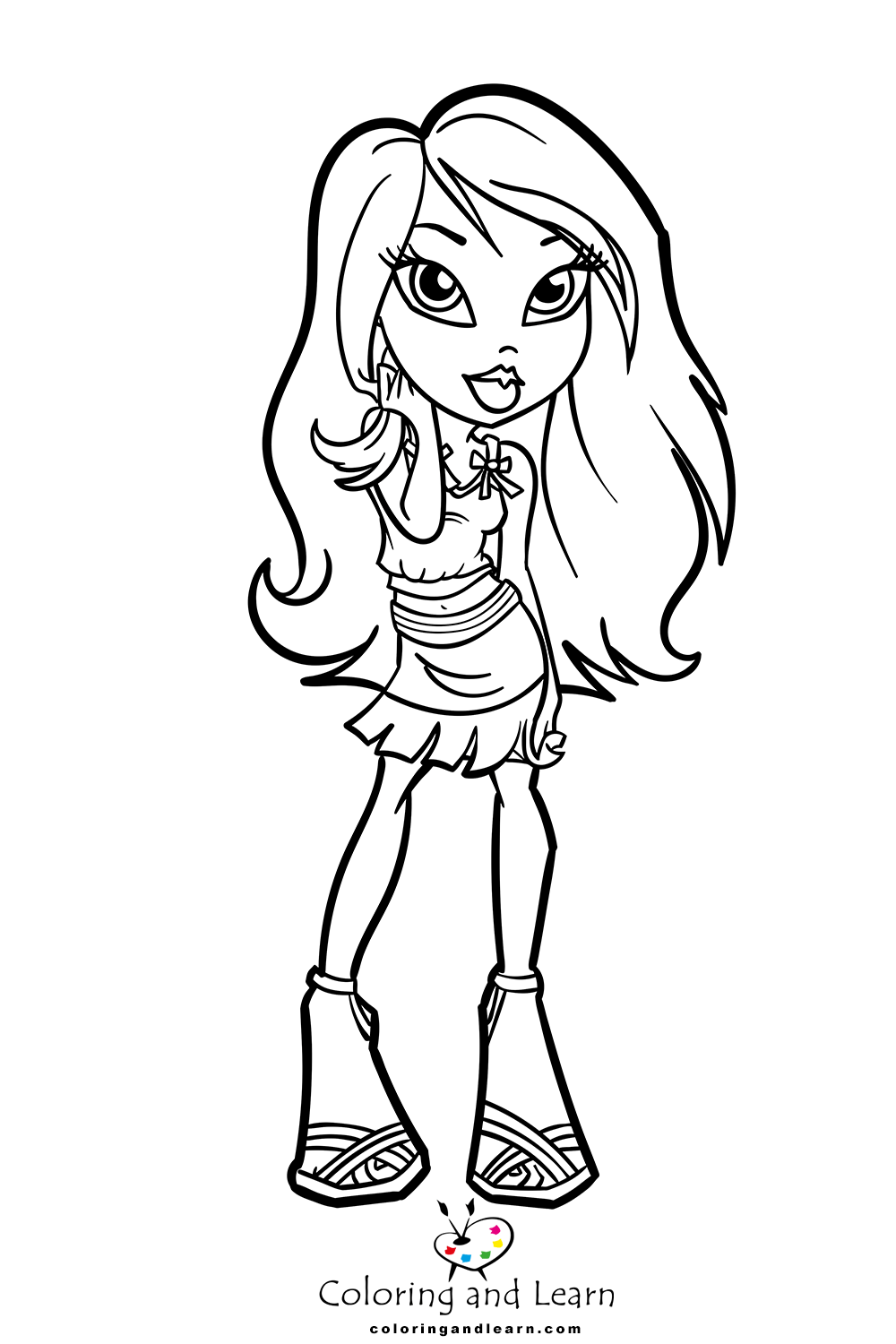 Bratz Coloring Pages