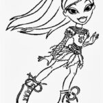 Bratz Doll Coloring Pages Coloring Home