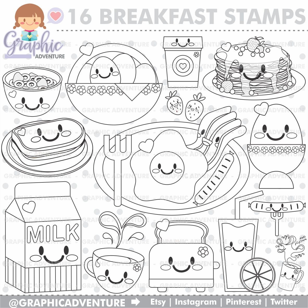 Breakfast Coloring Pages Printable Coloring Pages