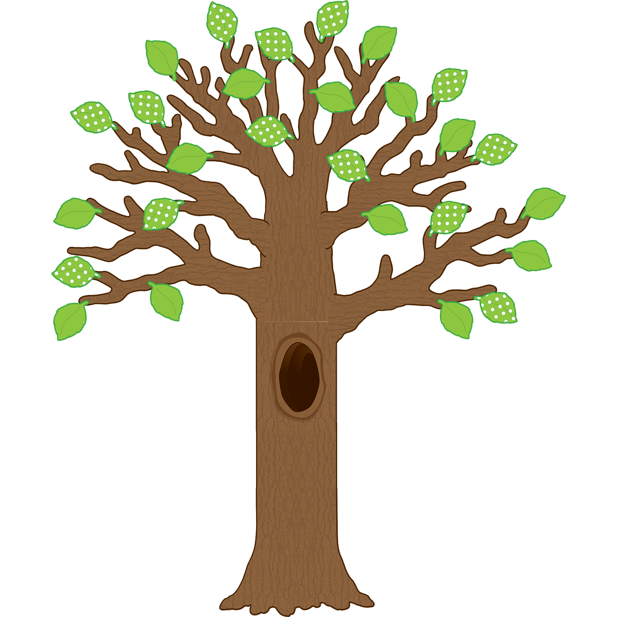 tree template bulletin board