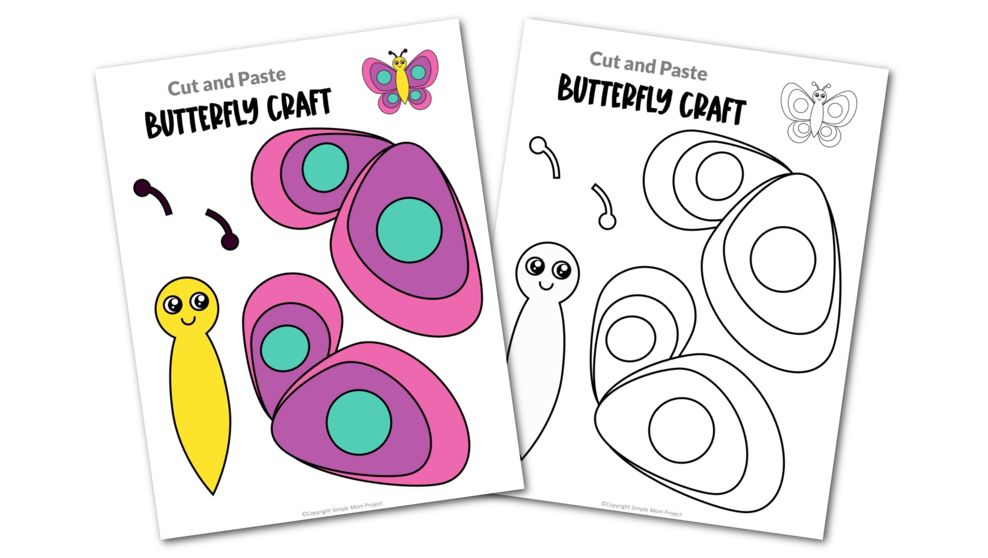 Butterfly Craft Template Printable