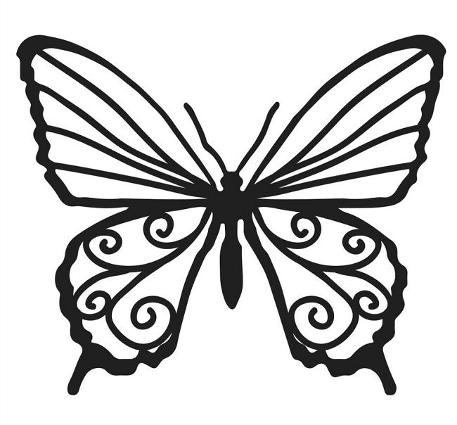 Butterfly Template Printable ClipArt Best