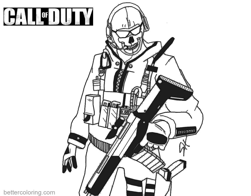 Ghost Coloring Pages
