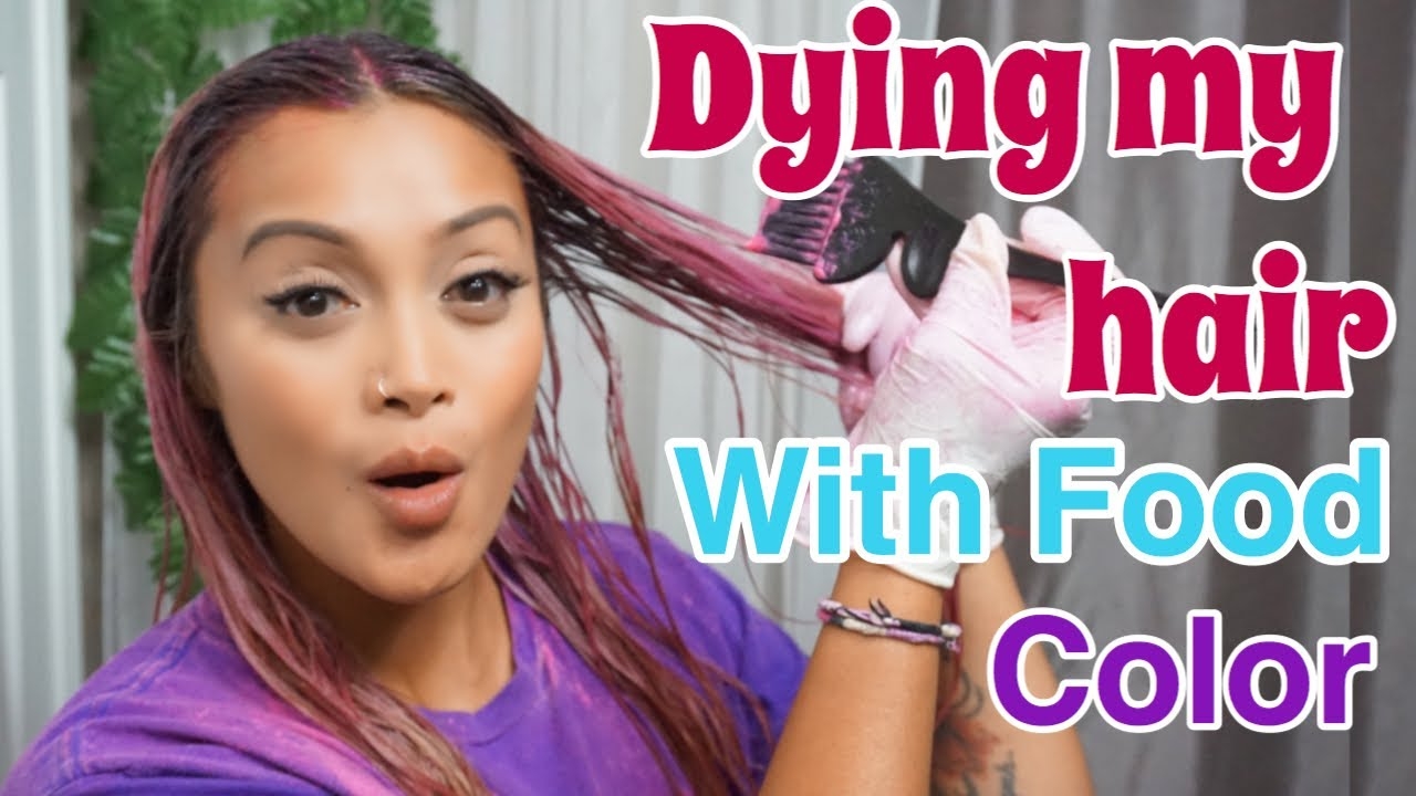 Can You Dye Your Hair With Food Coloring Hair Dye Coloring Food Neigh 
