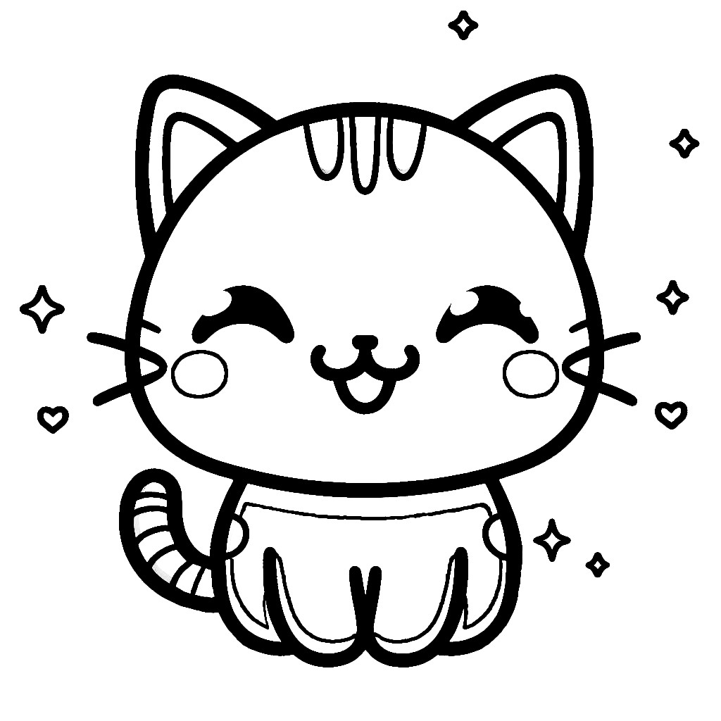 Cat Coloring Pages 