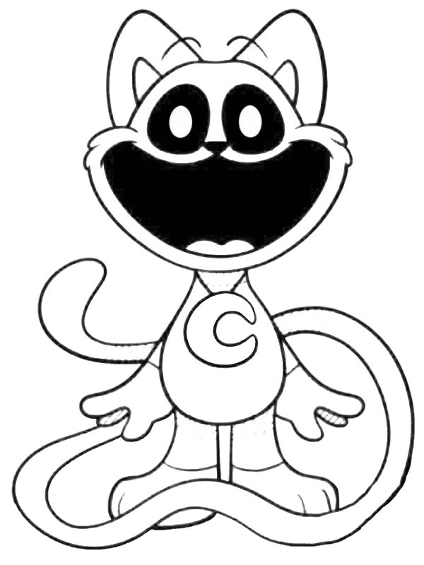 CatNap Coloring Page Funny Coloring Pages