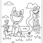 CatNap Coloring Pages Coloring Nation