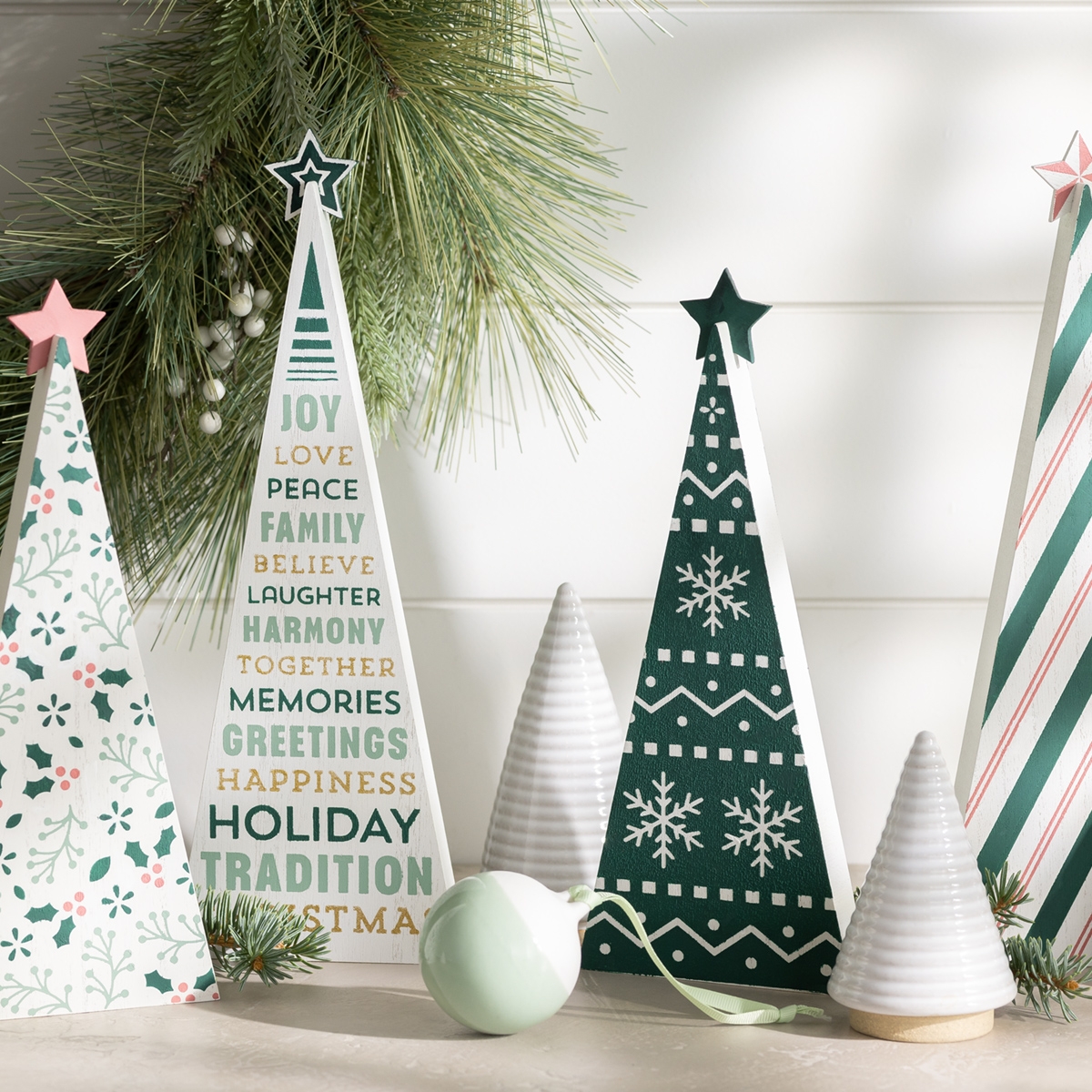 Chalk Couture Tree Cutout Patterns Transfer Holiday D cor Chalk 