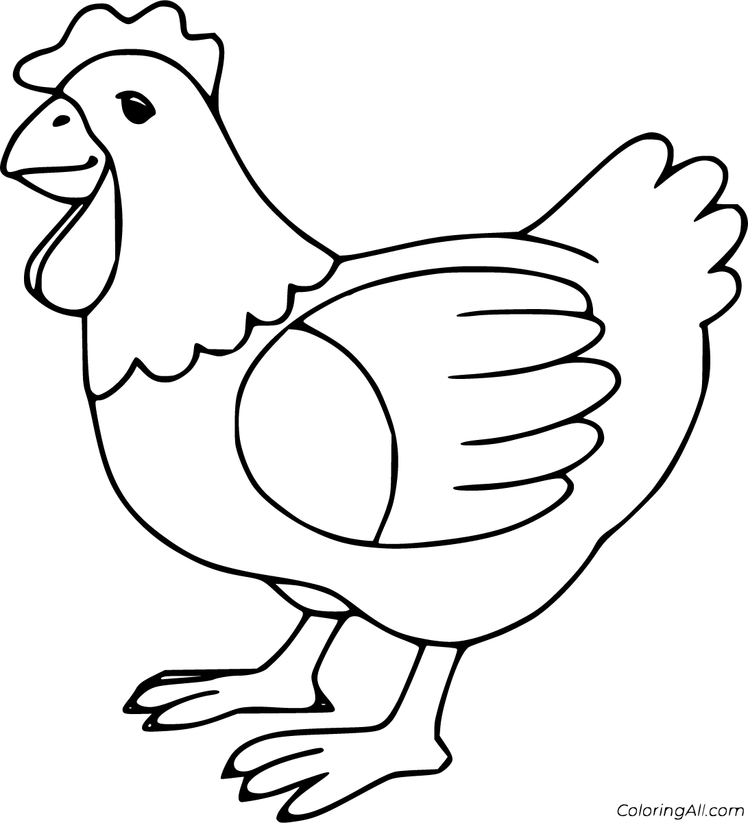 Chicken Coloring Pages 26 Free Printables ColoringAll