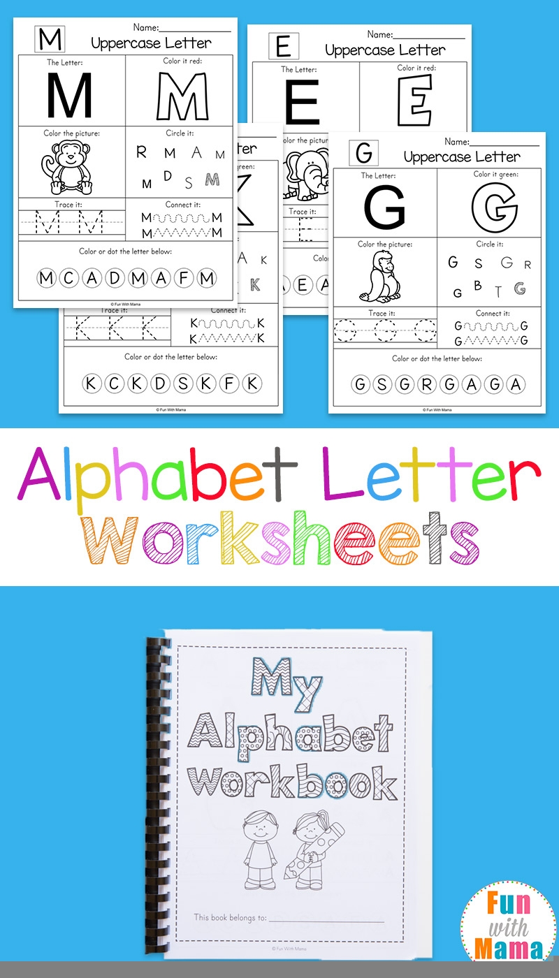 Childrens Printable Alphabet Worksheets Printable Worksheets