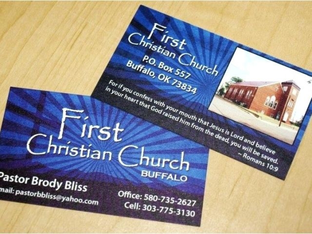 Christian Business Cards Templates Free Free Printable Church Business 