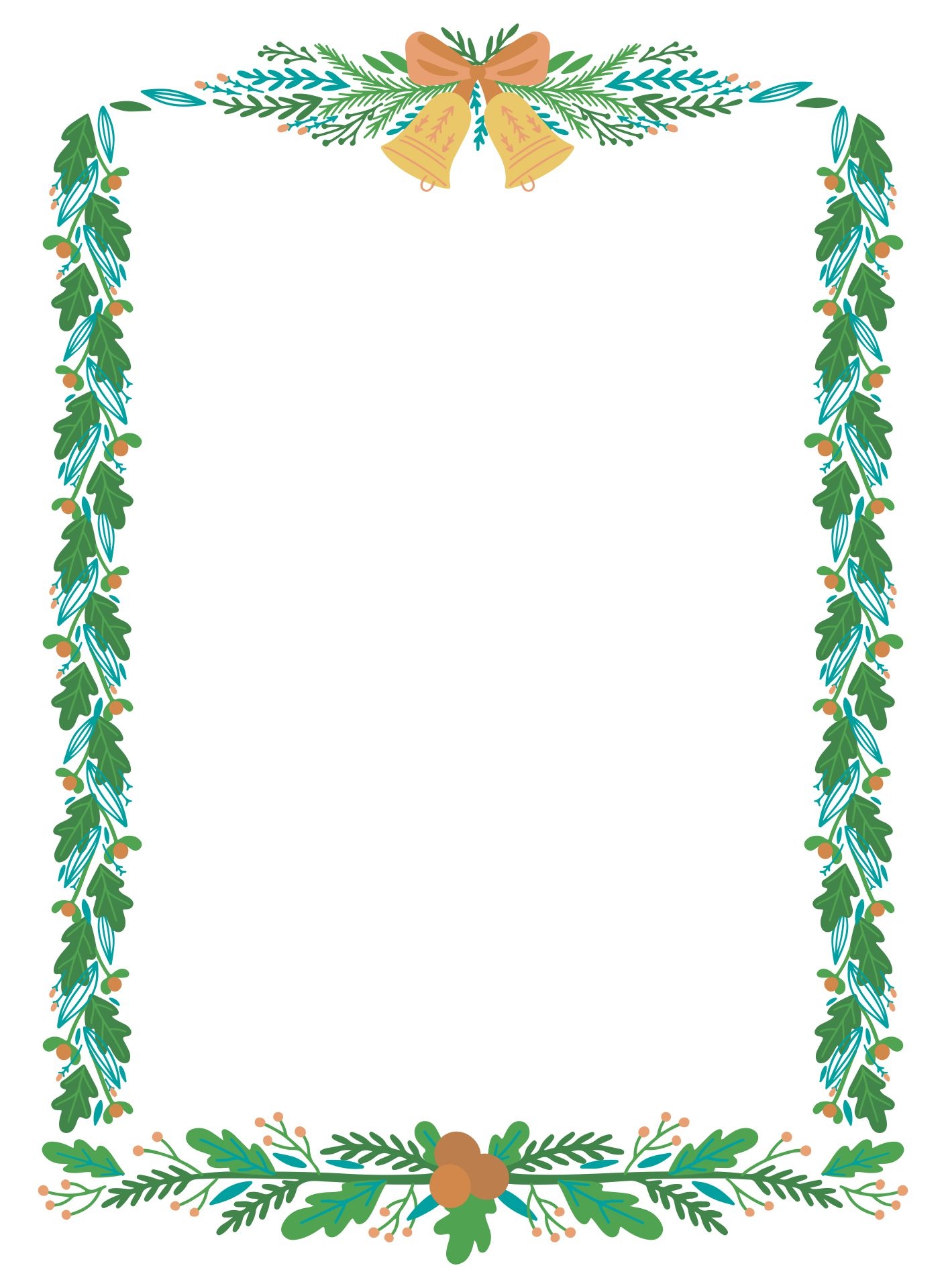 Christmas Borders And Background 14 Free PDF Printables Printablee